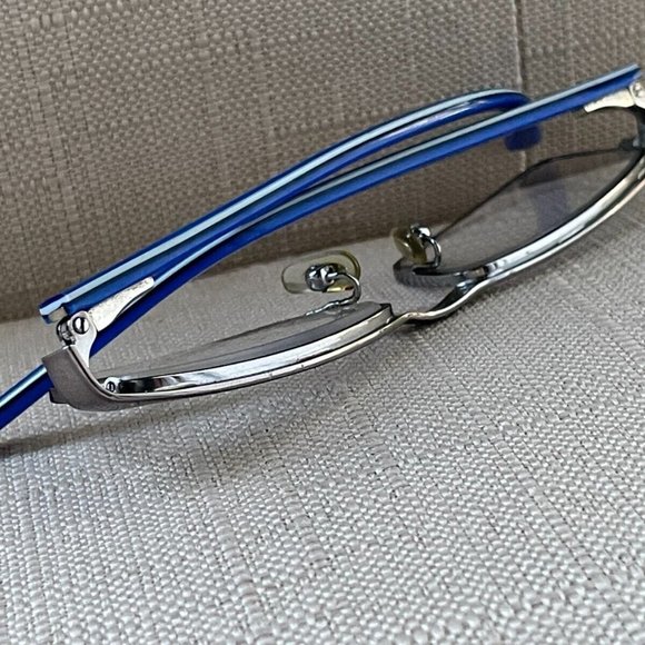 Ray-Ban Youth Eyeglasses Frame Gunmetal/Blue Tone Glass Frame RB1032 45[]15 125 - Picture 6 of 12